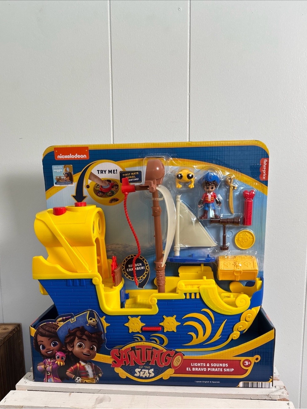Fisher-price Nickelodeon Santiago of the Seas Lights& Sounds El Bravo Pirate New
